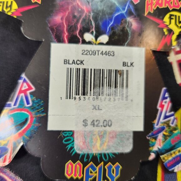 Born Fly Forever Black T Shirt Cotton New Size XL (14) - Picture 9 of 10